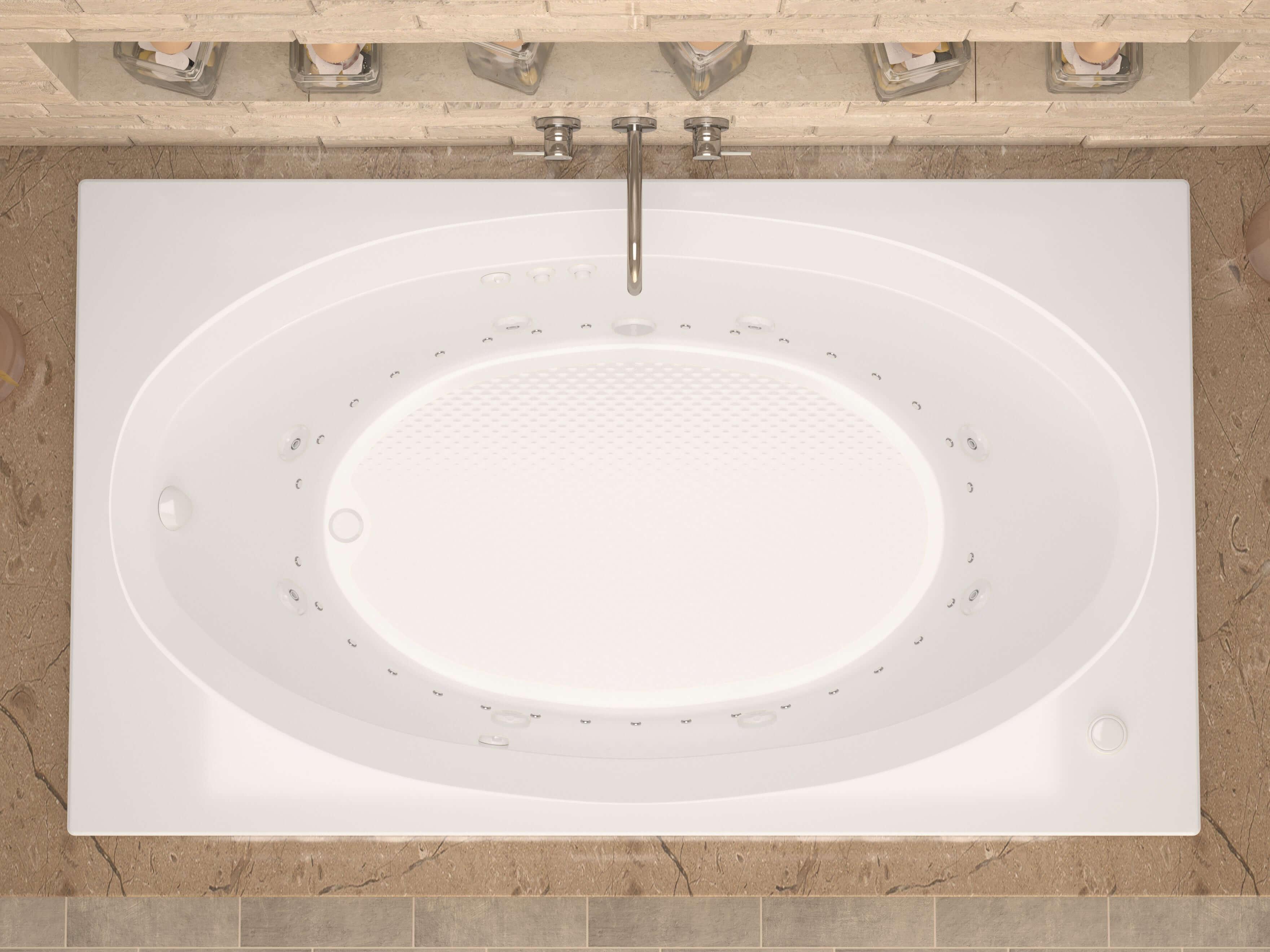 Atlantis Whirlpools Vogue 43 x 84 Rectangular Air & Whirlpool Jetted Bathtub