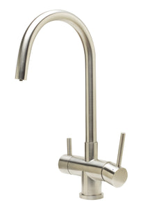 ALFI brand AB2042-BSS Brushed Stainless Steel Kitchen Faucet/Drinking Water