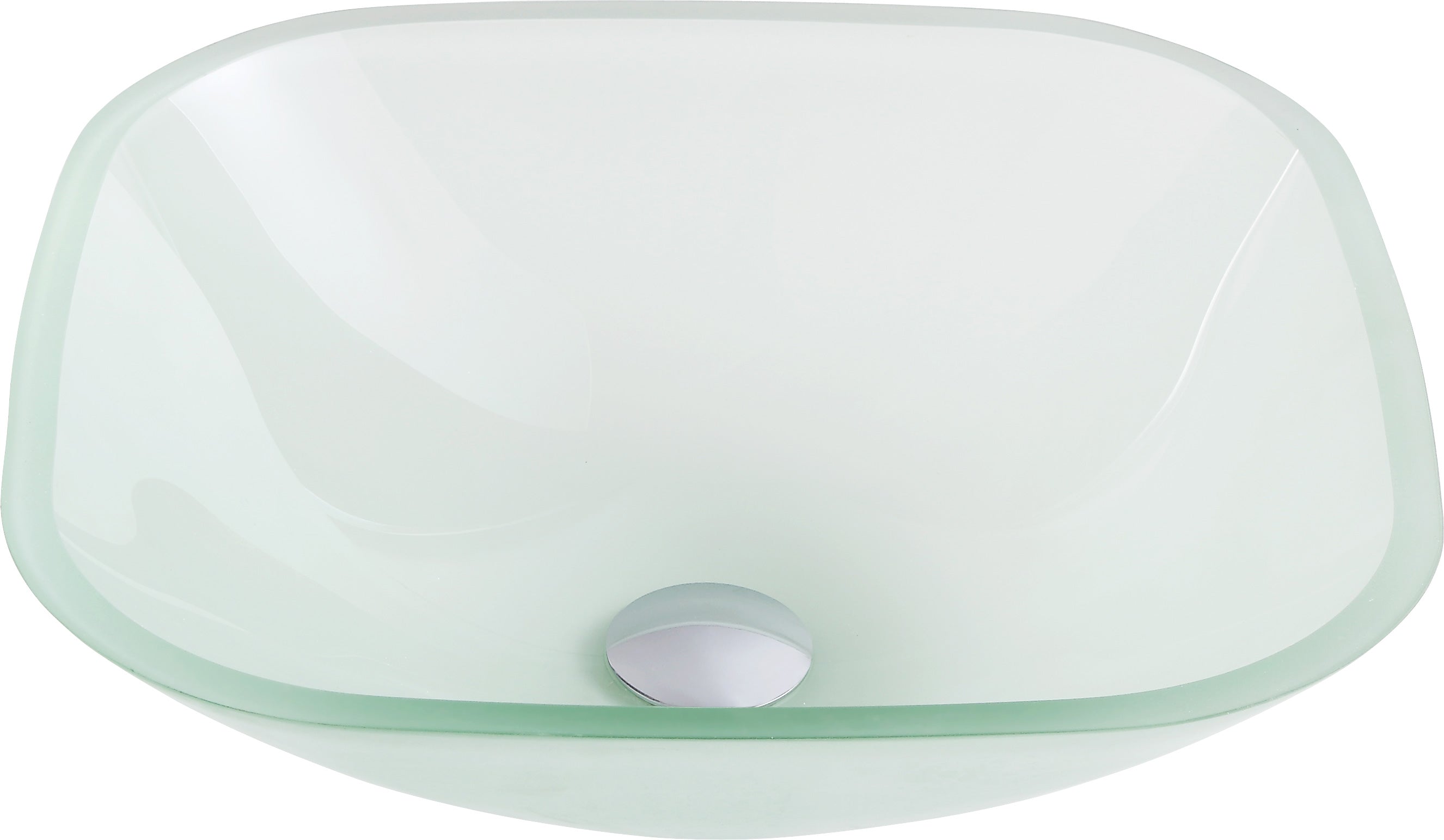 Victor Series Deco-Glass Vessel Sink in Lustrous Frosted Finish