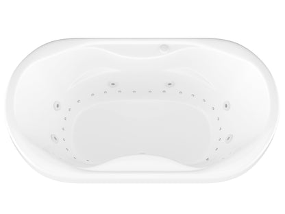 Atlantis Whirlpools Indulgence 41 x 70 Oval Air & Whirlpool Jetted Bathtub