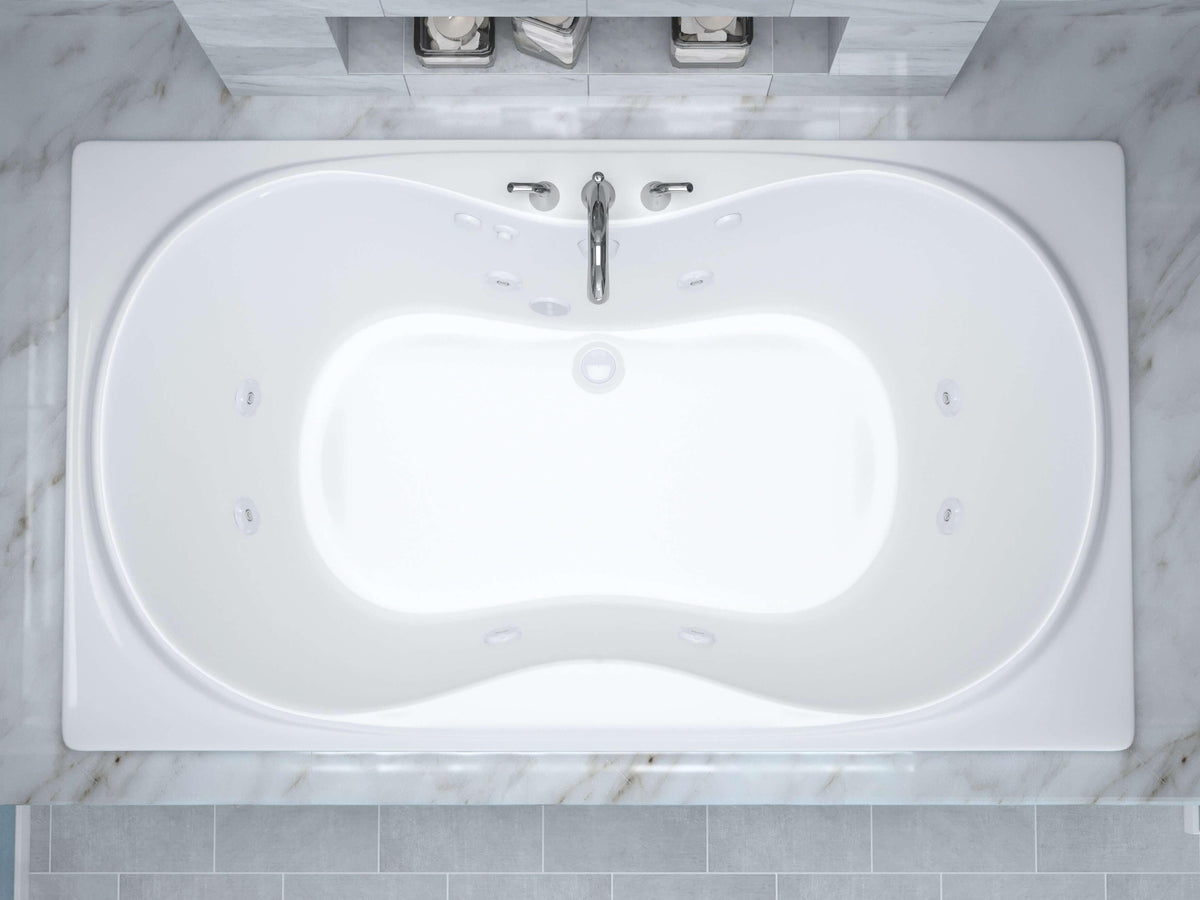 Atlantis Whirlpools Whisper 42 x 72 Rectangular Whirlpool Jetted Bathtub