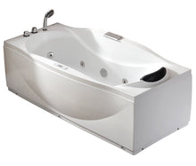 Load image into Gallery viewer, EAGO AM189ETL-L 6 ft Right Drain Acrylic White Whirlpool Bathtub w Fixtures