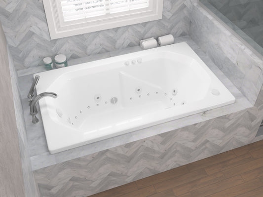 Atlantis Whirlpools Mirage 36 x 60 Rectangular Air & Whirlpool Jetted Bathtub