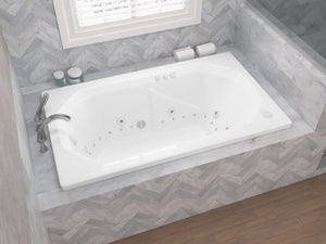 Atlantis Whirlpools Mirage 36 x 60 Rectangular Air & Whirlpool Jetted Bathtub