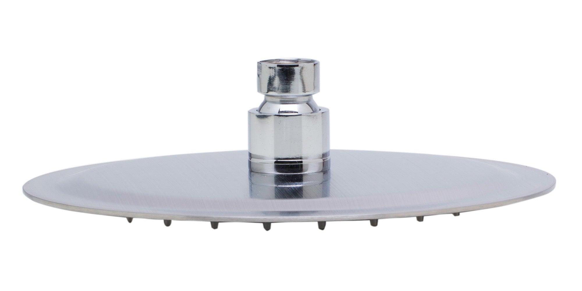 ALFI brand RAIN8R-BSS Solid Brushed Stainless Steel 8" Round Ultra Thin Rain Shower Head