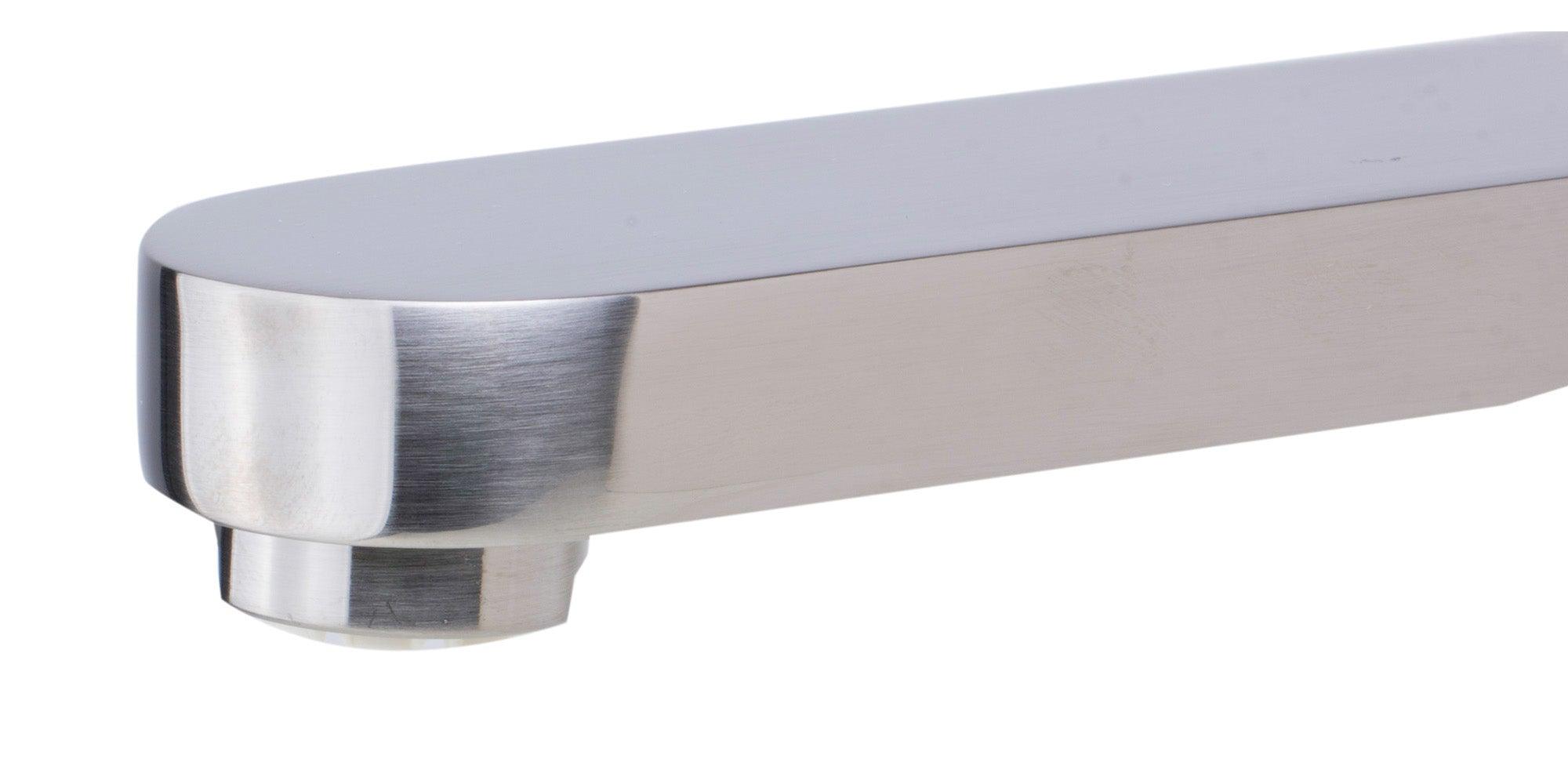 ALFI brand AB2201-BN Brushed Nickel Wallmounted Tub Filler Bathroom Spout