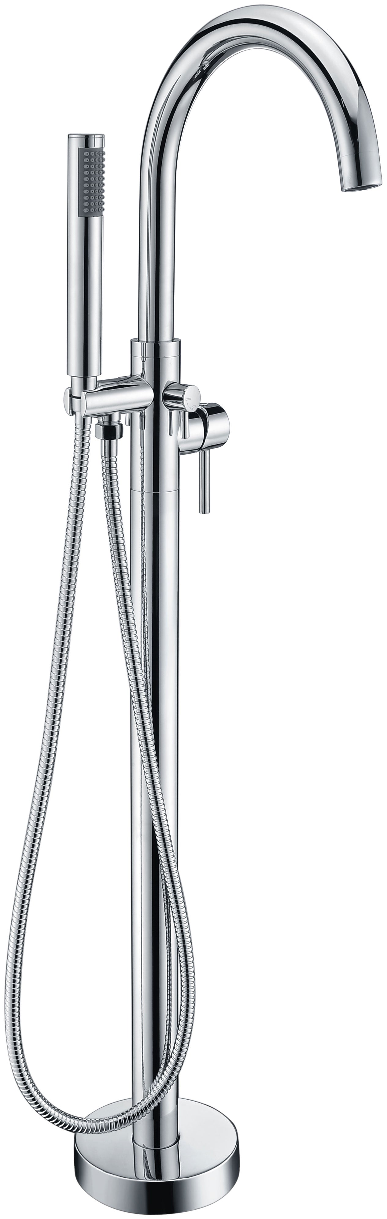 Coral Series 2-Handle Freestanding Claw Foot Tub Faucet with Hand Shower