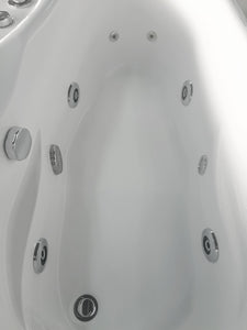 EAGO AM175-R  5' White Acrylic Whirlpool Bathtub - Drain on Left