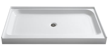 Tier 36 x 60  in. Single Threshold Shower Base in White