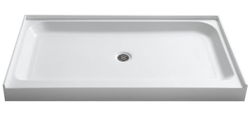 Tier 36 x 60 in. Center Drain Single Threshold Shower Base