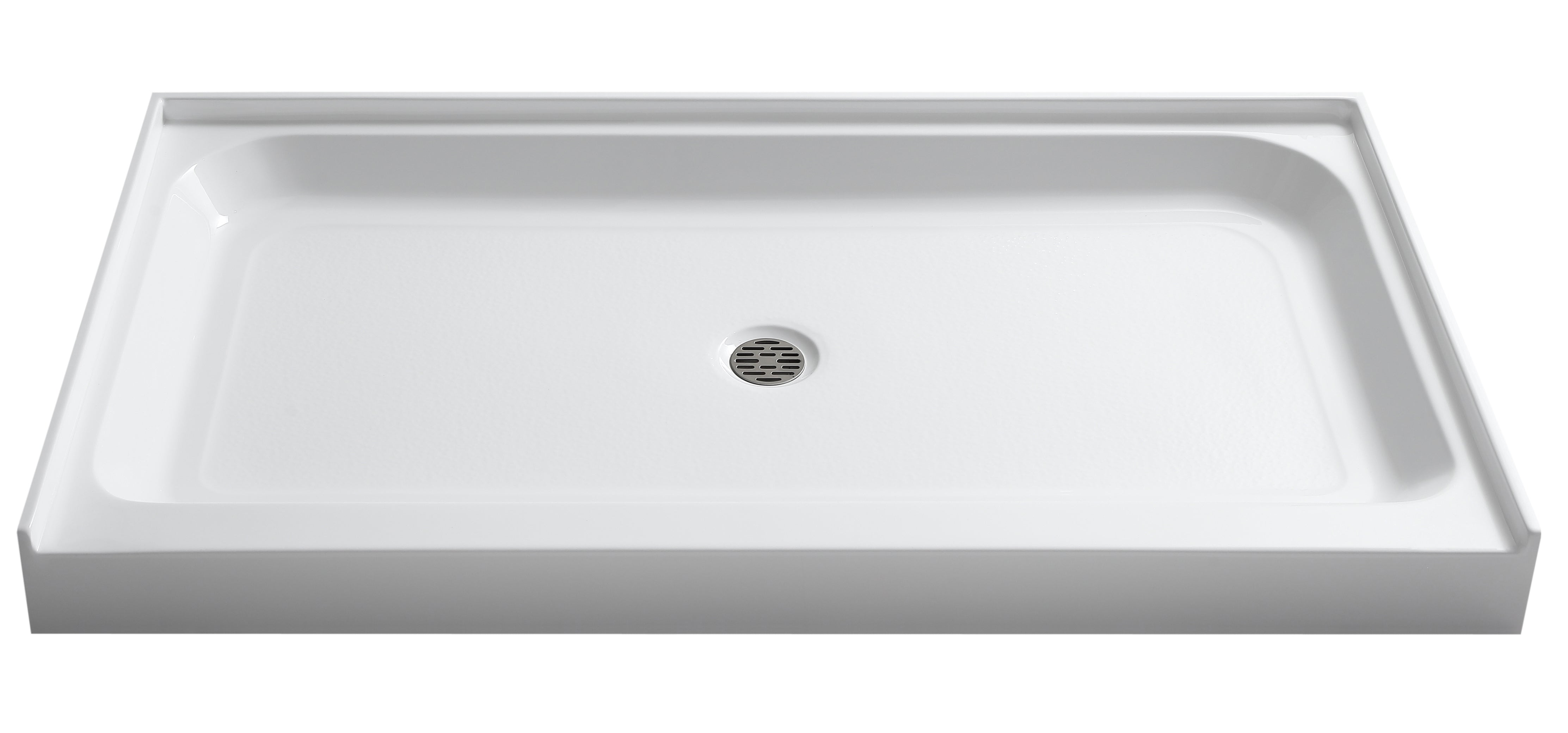 Tier 36 x 60 in. Center Drain Single Threshold Shower Base