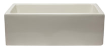 Load image into Gallery viewer, ALFI brand AB3018HS-B 30 inch Biscuit Reversible Smooth / Fluted Single Bowl Fireclay Farm Sink