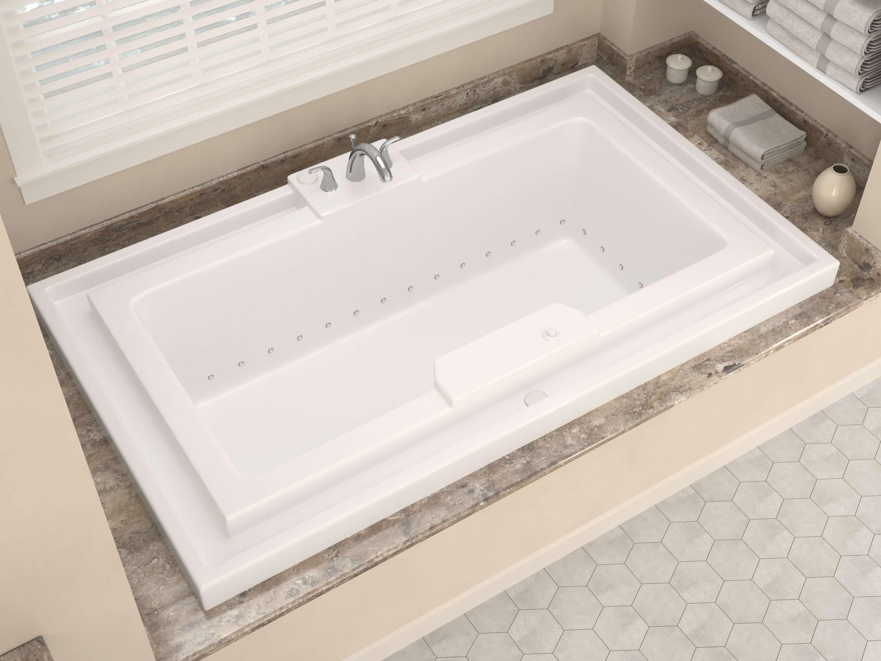 Atlantis Whirlpools Infinity 46 x 78 Endless Flow Air Jetted Bathtub