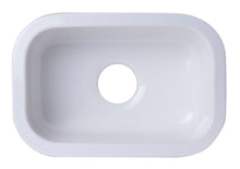 Load image into Gallery viewer, ALFI brand AB1218 Small Rectangular Fireclay Undermount or Drop In Prep / Bar Sink