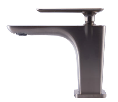 ALFI brand AB1779-BN Brushed Nickel Single Hole Modern Bathroom Faucet