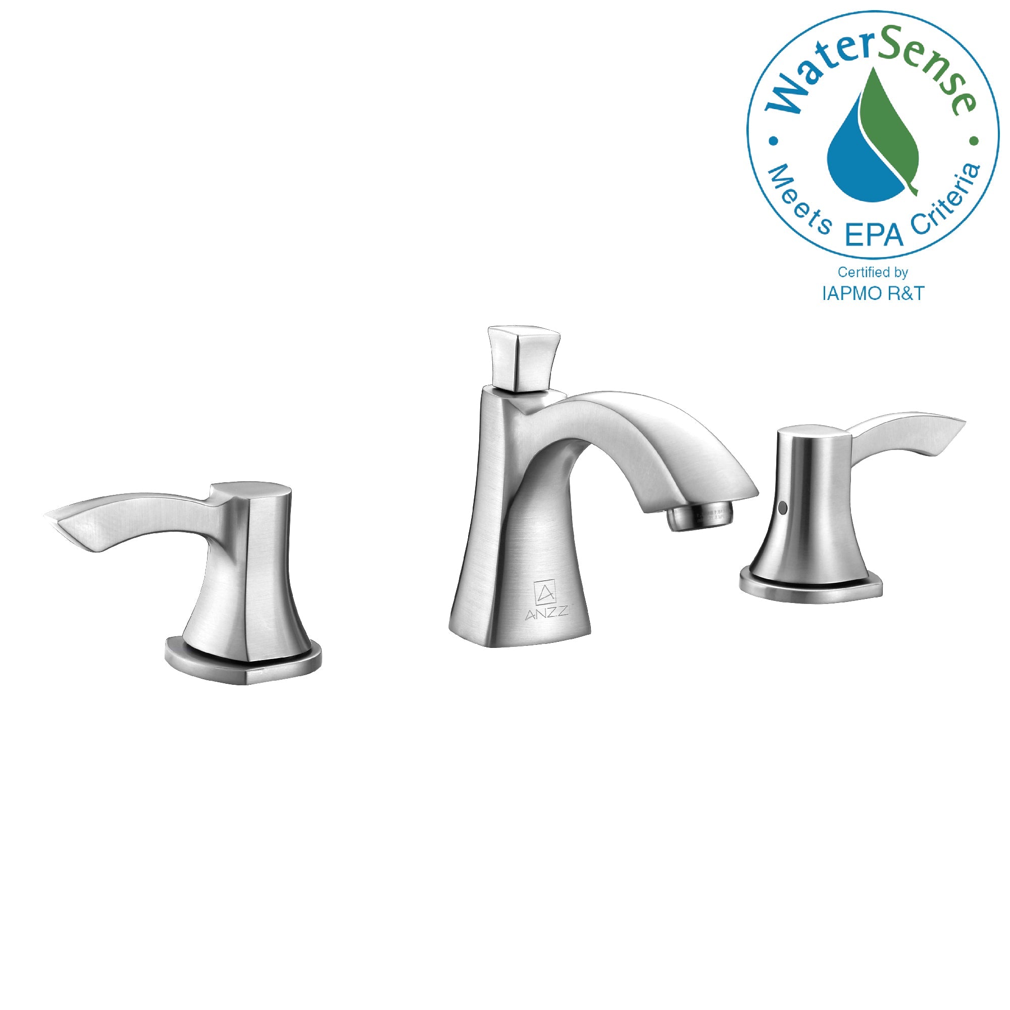 Sonata Series 8 in. Widespread 2-Handle Mid-Arc Bathroom Faucet