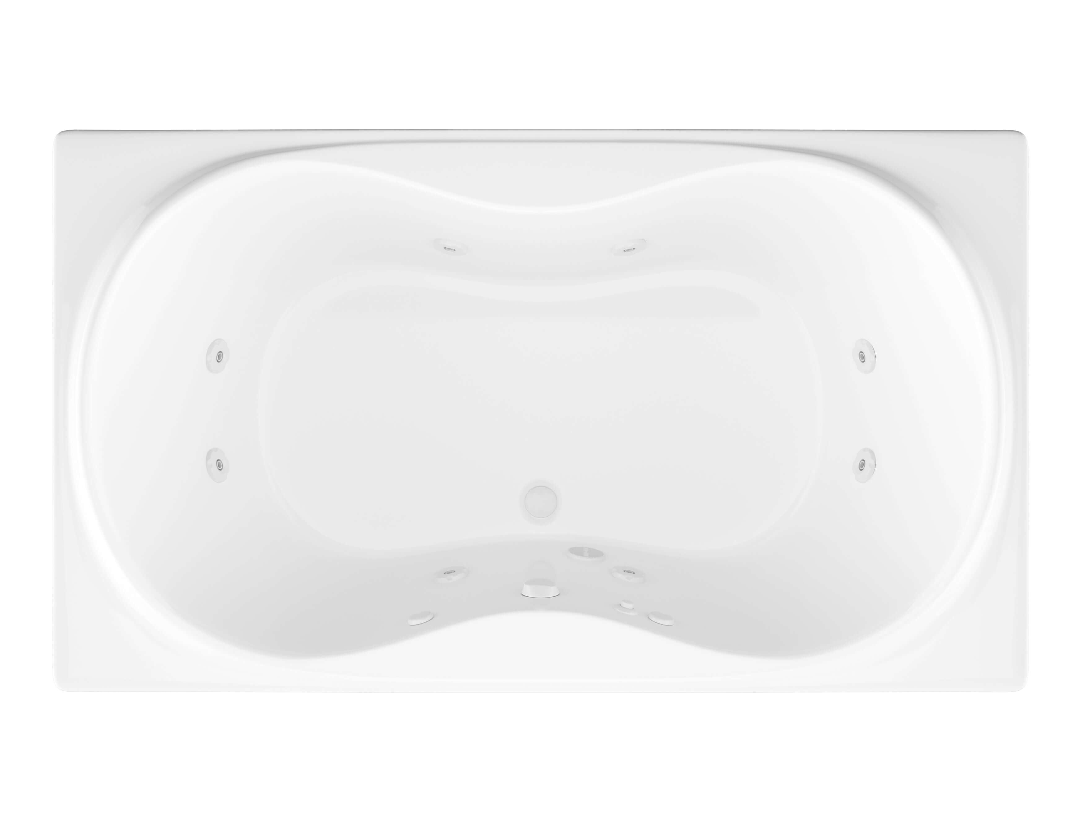 Atlantis Whirlpools Whisper 42 x 72 Rectangular Whirlpool Jetted Bathtub
