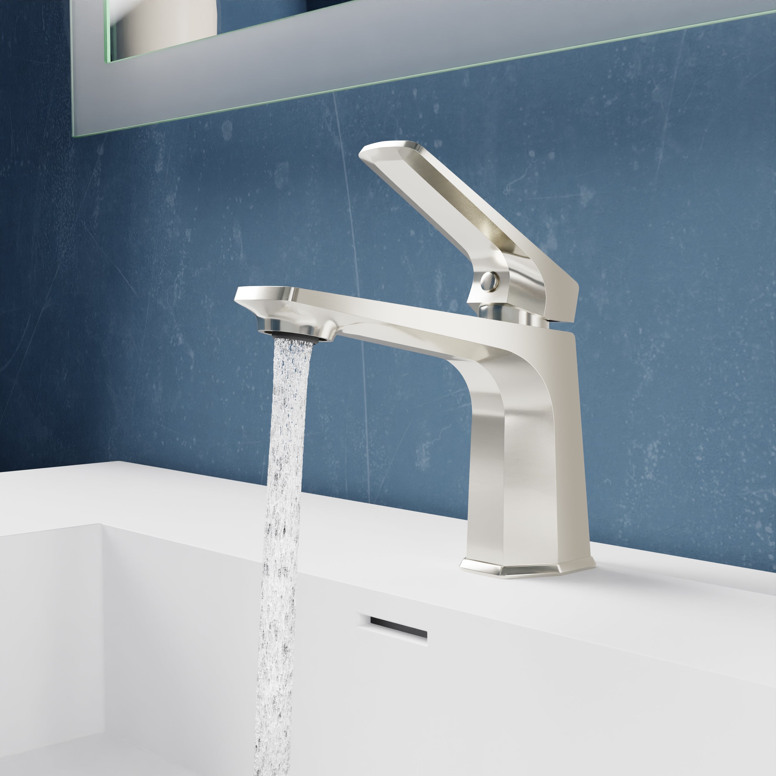 ANZZI Single Handle Single Hole Bathroom Faucet With Pop-up Drain