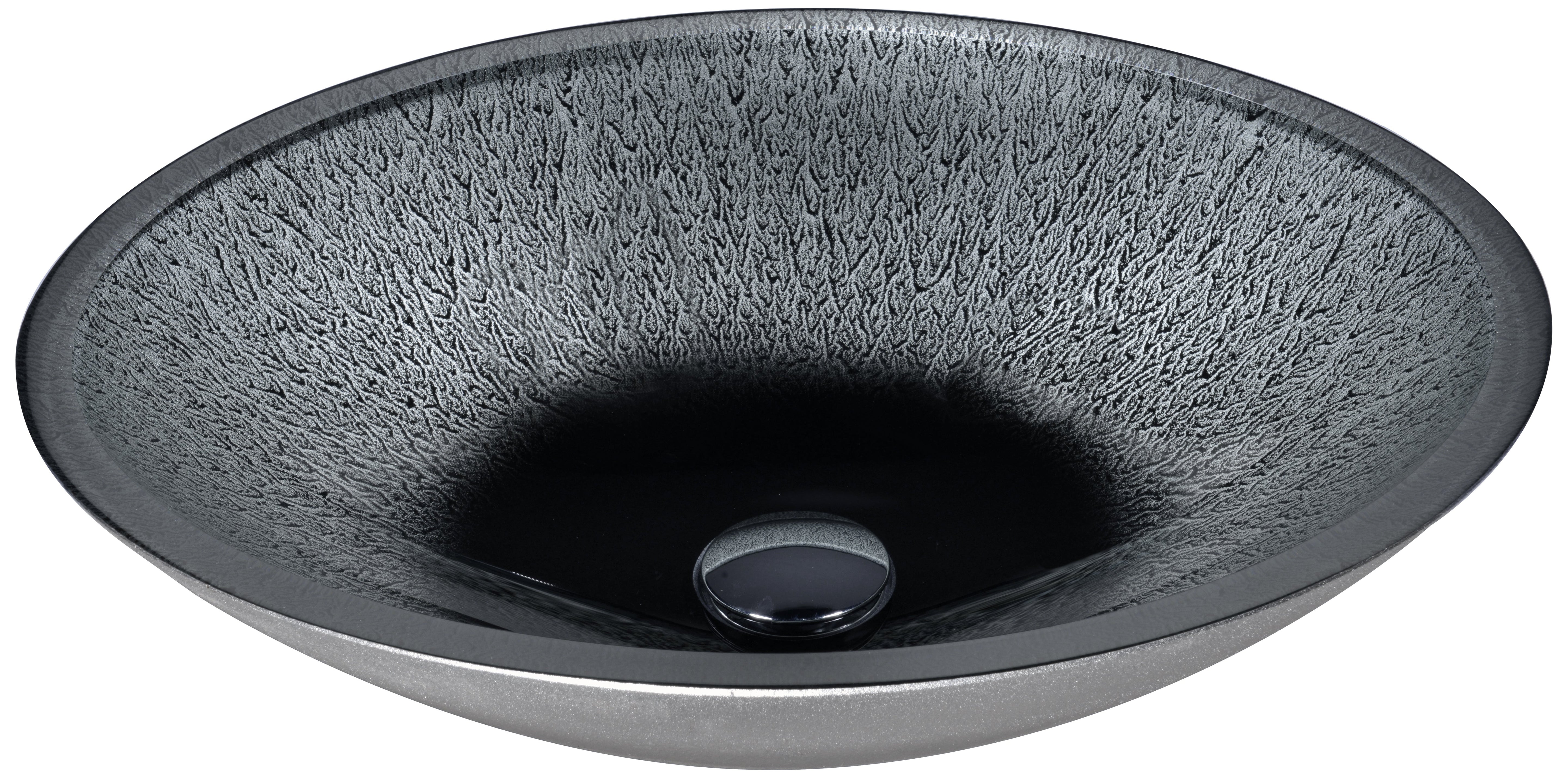 Cobalt Series Vessel Sink in Blue