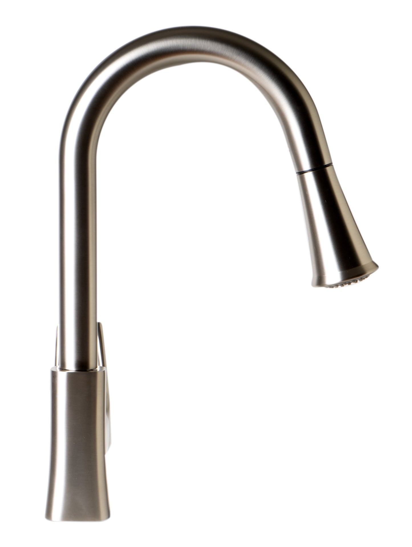 ALFI brand ABKF3889-BN Brushed Nickel Square Gooseneck Pull Down Kitchen Faucet