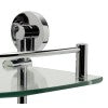 Load image into Gallery viewer, ALFI brand AB9548 Polished Chrome Corner Mounted Double Glass Shower Shelf Bathroom Accessory