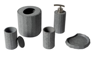 ALFI brand ABCO1022 5 Piece Solid Concrete Bathroom Accessory Set