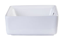 Load image into Gallery viewer, EAGO BA130  15&quot; Square Ceramic Above Mount Bathroom Basin Vessel Sink