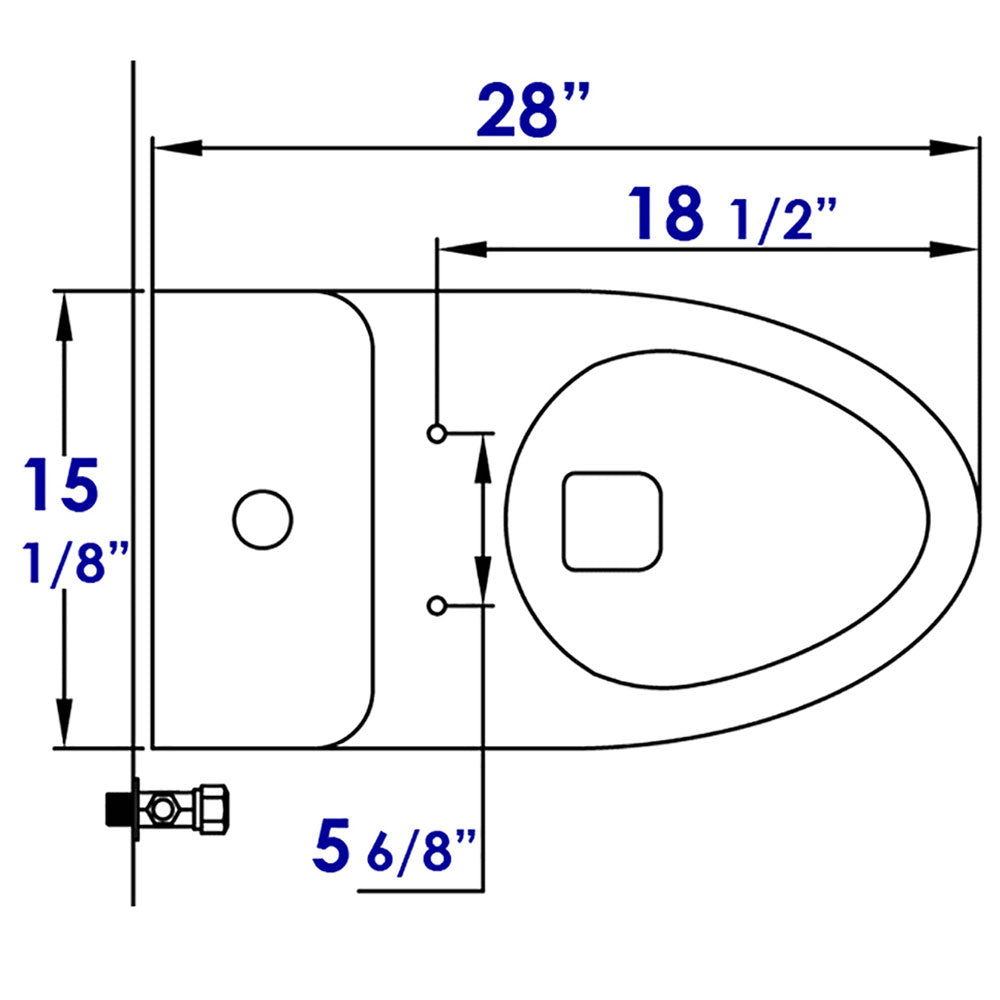 EAGO R-346SEAT Replacement Soft Closing Toilet Seat for TB346