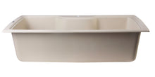Load image into Gallery viewer, ALFI brand AB3520DI-B Biscuit 35&quot; Drop-In Single Bowl Granite Composite Kitchen Sink