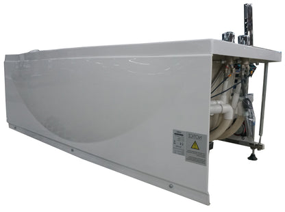 EAGO AM189ETL-R 6 ft Left Drain Acrylic White Whirlpool Bathtub w Fixtures