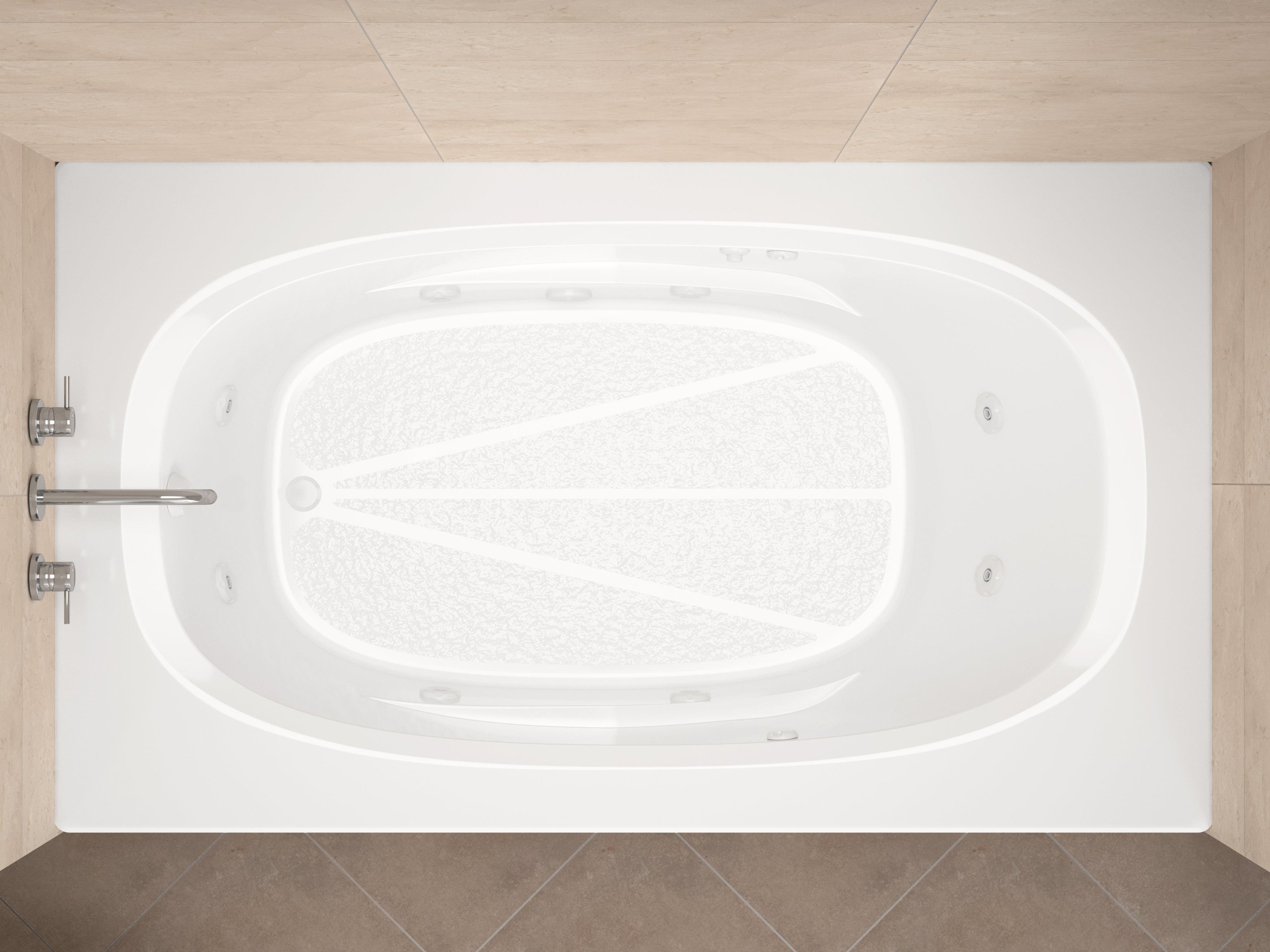 Atlantis Whirlpools Polaris 42 x 72 Rectangular Whirlpool Jetted Bathtub
