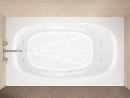 Atlantis Whirlpools Polaris 42 x 66 Rectangular Whirlpool Jetted Bathtub