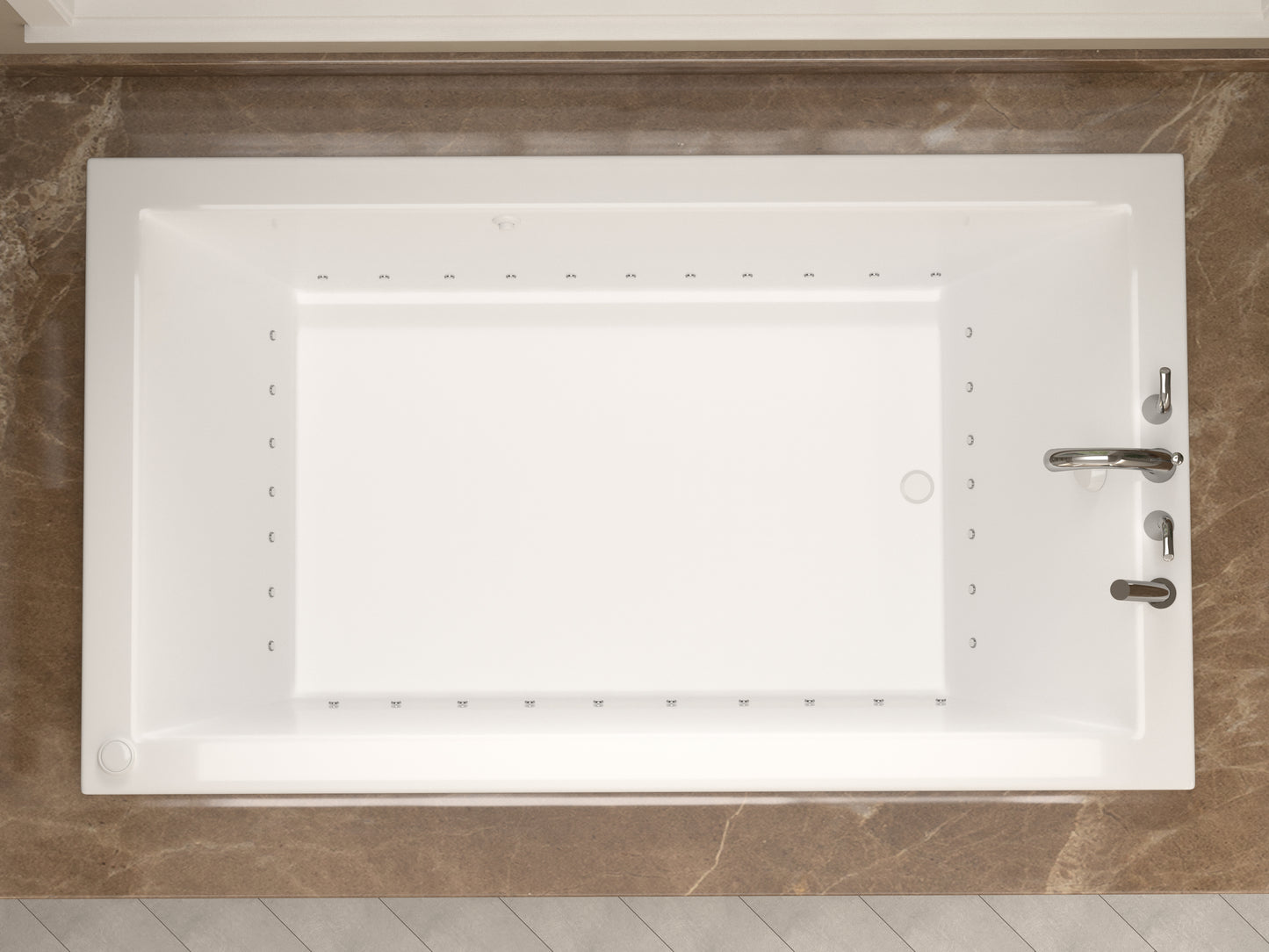 Atlantis Whirlpools Venetian 32 x 60 Rectangular Air Jetted Bathtub - Acrylic, Drop-in