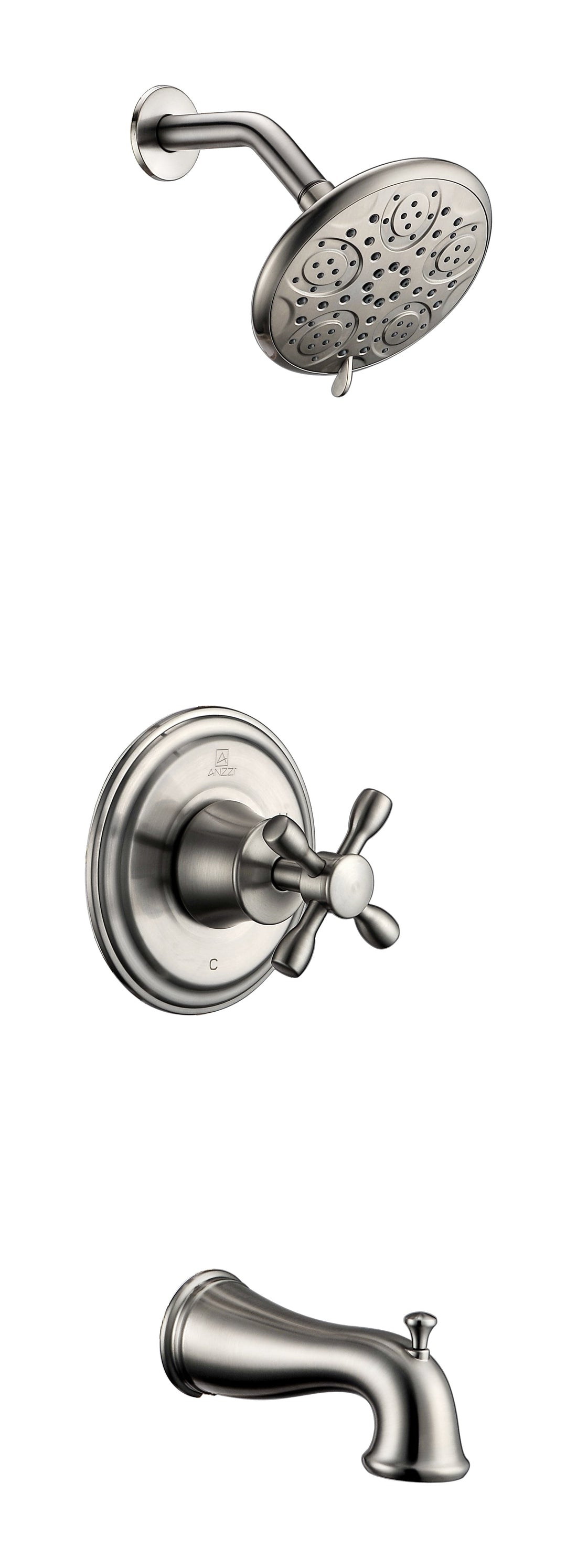 Mesto Series 1-Handle 2-Spray Tub and Shower Faucet