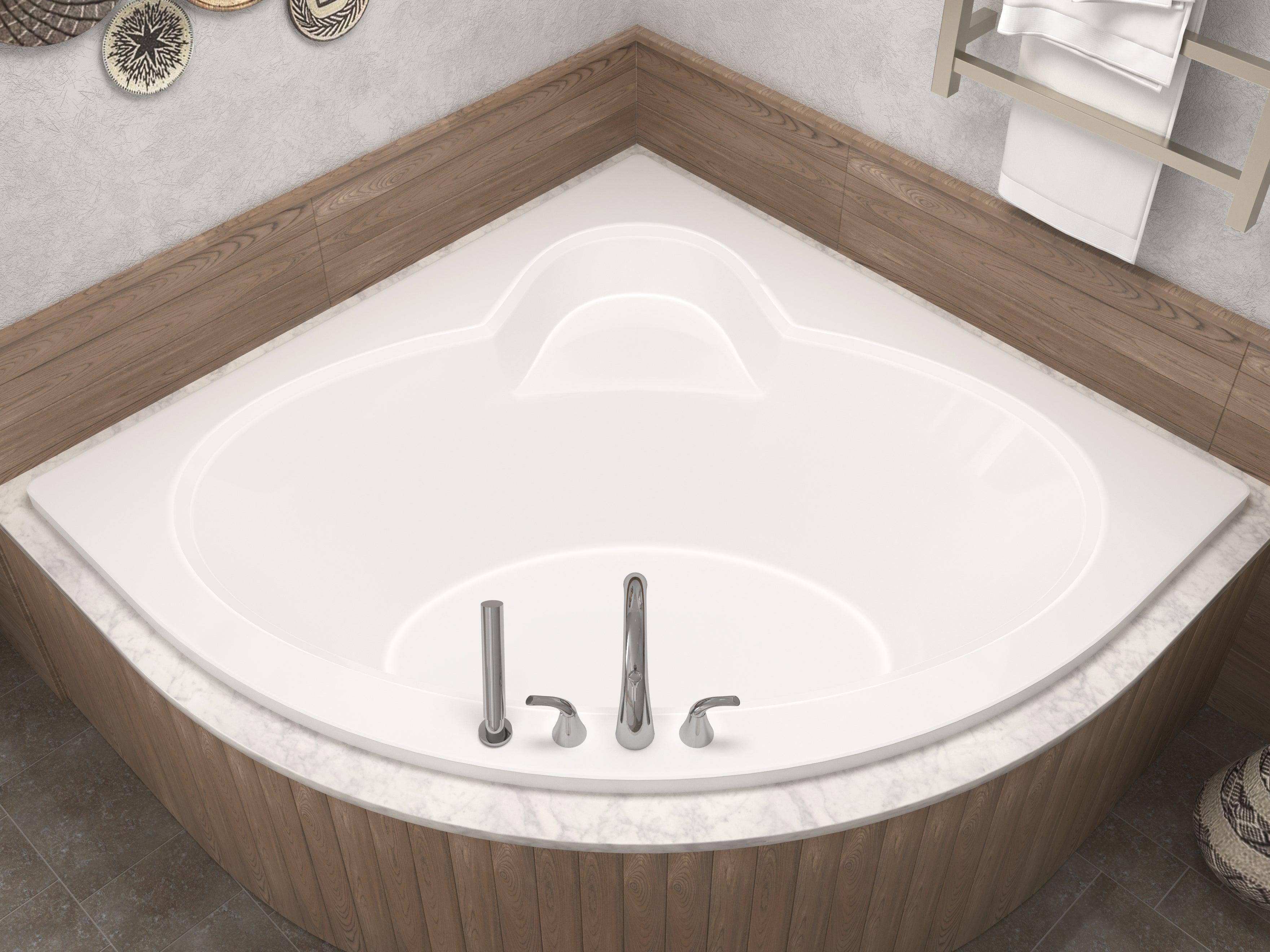 Atlantis Whirlpools Alexandria 60 x 60 Corner Soaking Bathtub 6060AS. 