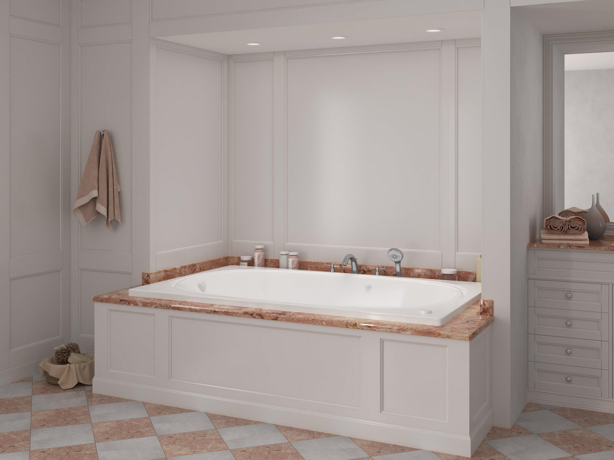 Atlantis Whirlpools Charleston 48 x 72 Rectangular Air Jetted Bathtub