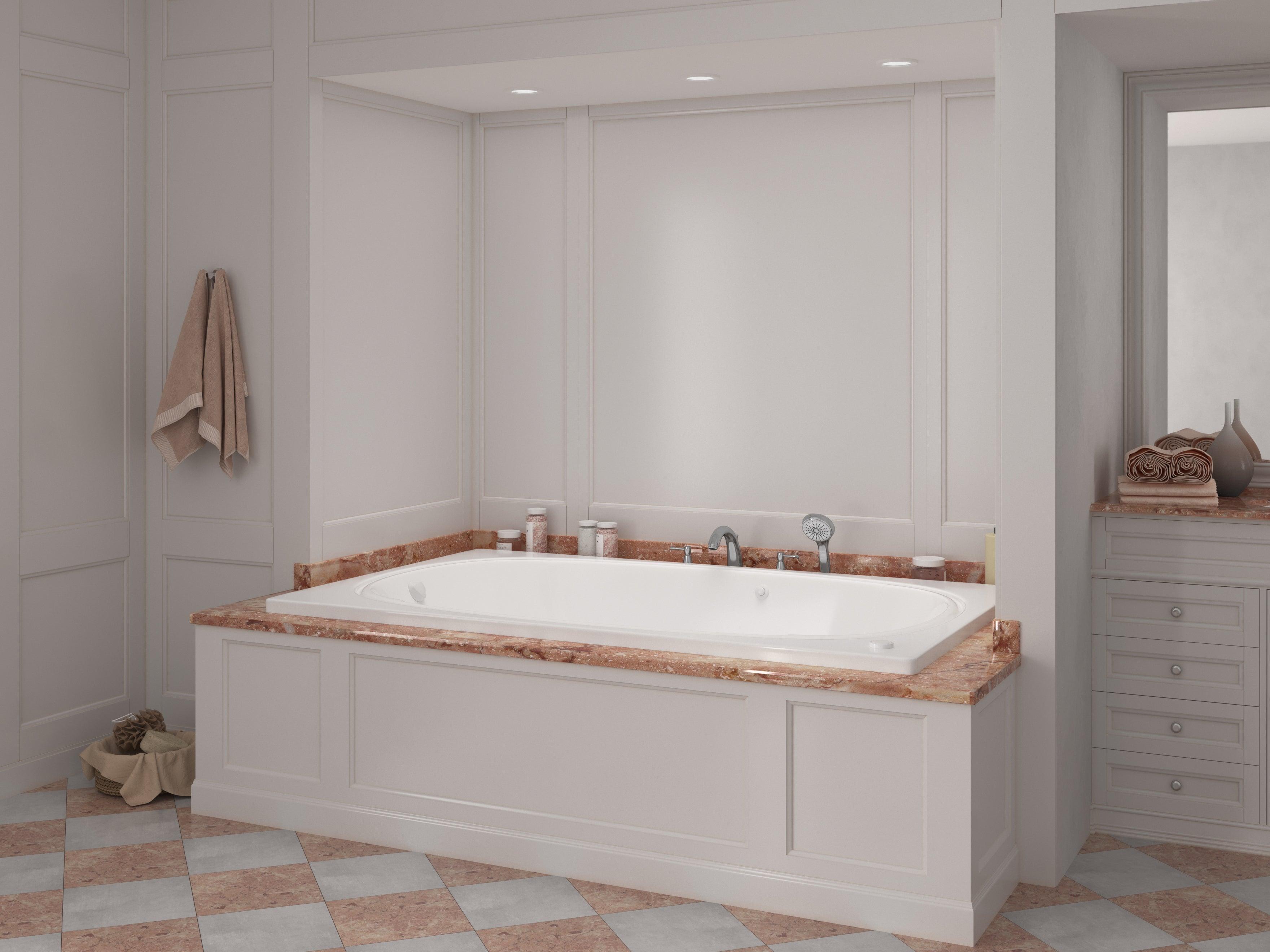Atlantis Whirlpools Charleston 48 x 72 Rectangular Air Jetted Bathtub
