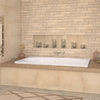 Atlantis Whirlpools Vogue 43 x 84 Rectangular Air Jetted Bathtub