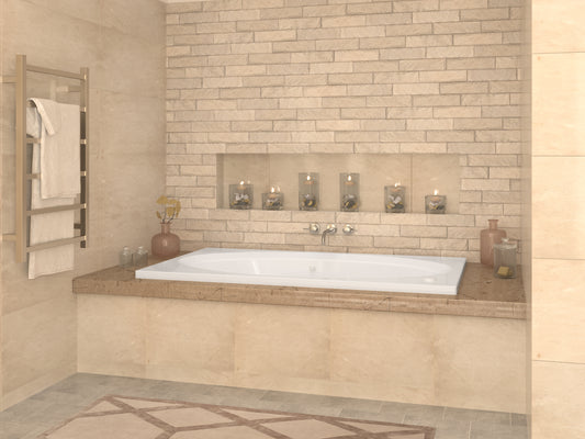 Atlantis Whirlpools Vogue 43 x 84 Rectangular Air Jetted Bathtub