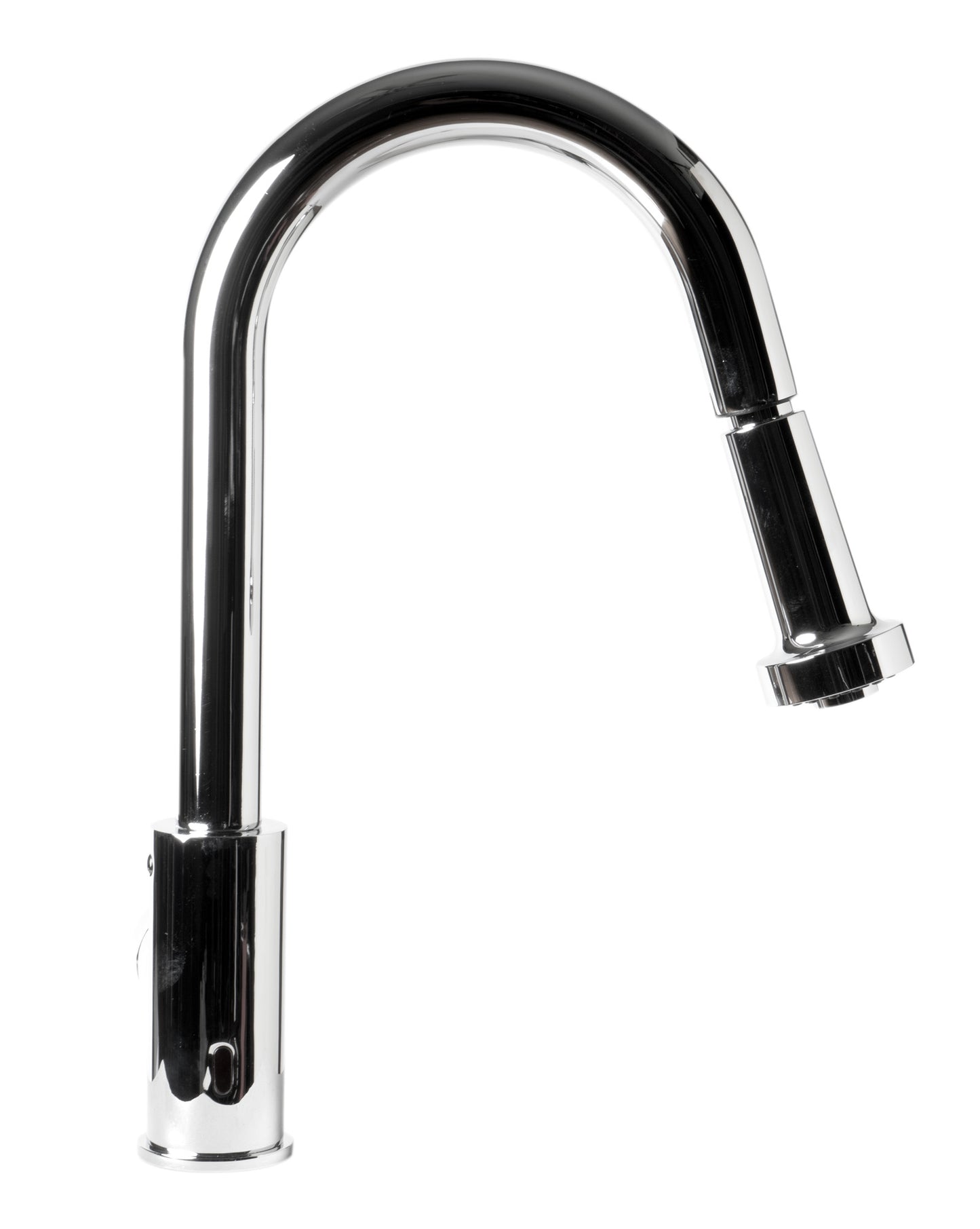 ALFI brand ABKF3262-PC Polished Chrome Sensor Gooseneck Pull Down Kitchen Faucet