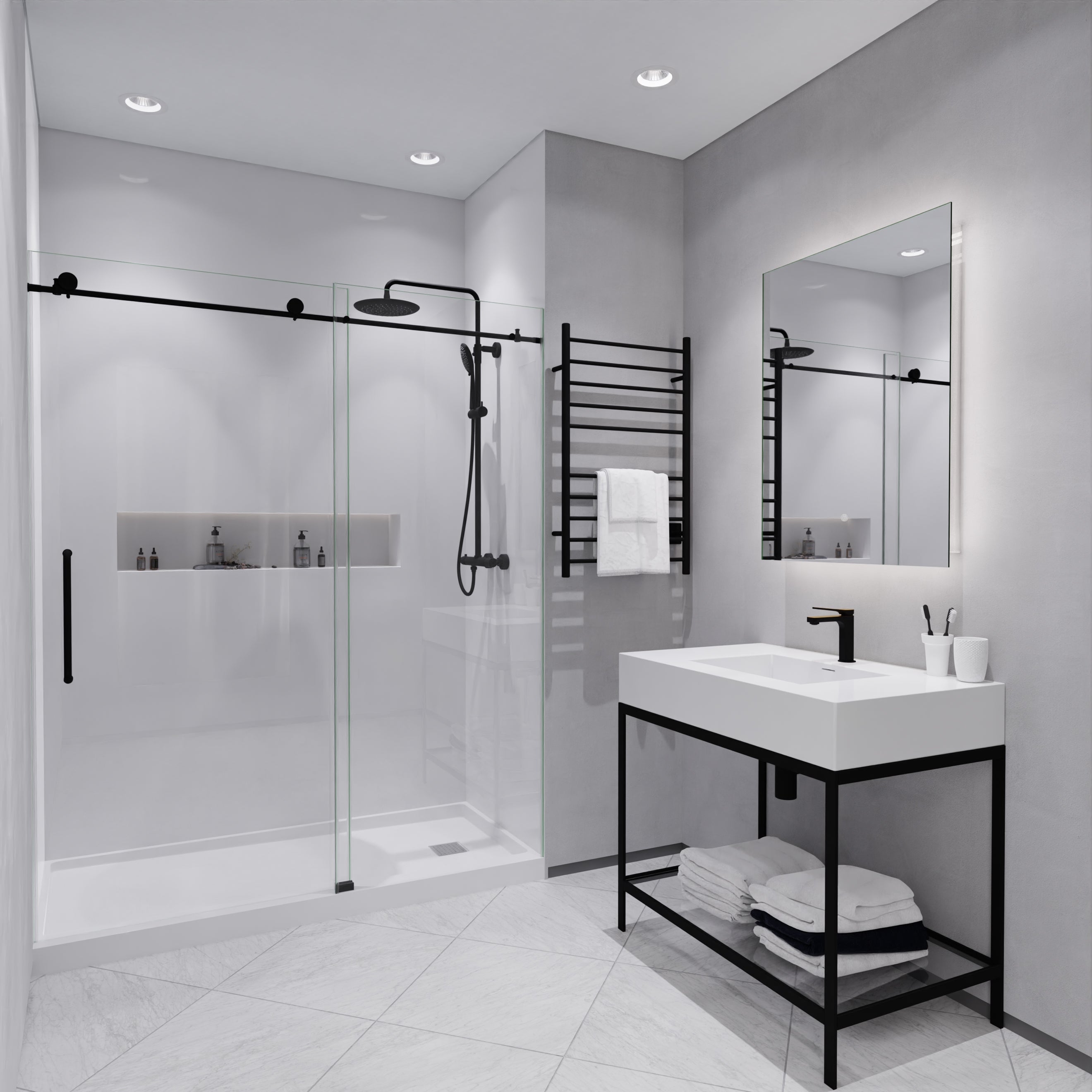 ANZZI Single Handle Single Hole Bathroom Faucet With Pop-up Drain