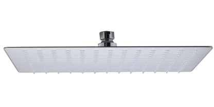 ALFI brand RAIN12S-BSS Solid Brushed Stainless Steel 12" Square Ultra Thin Rain Shower Head