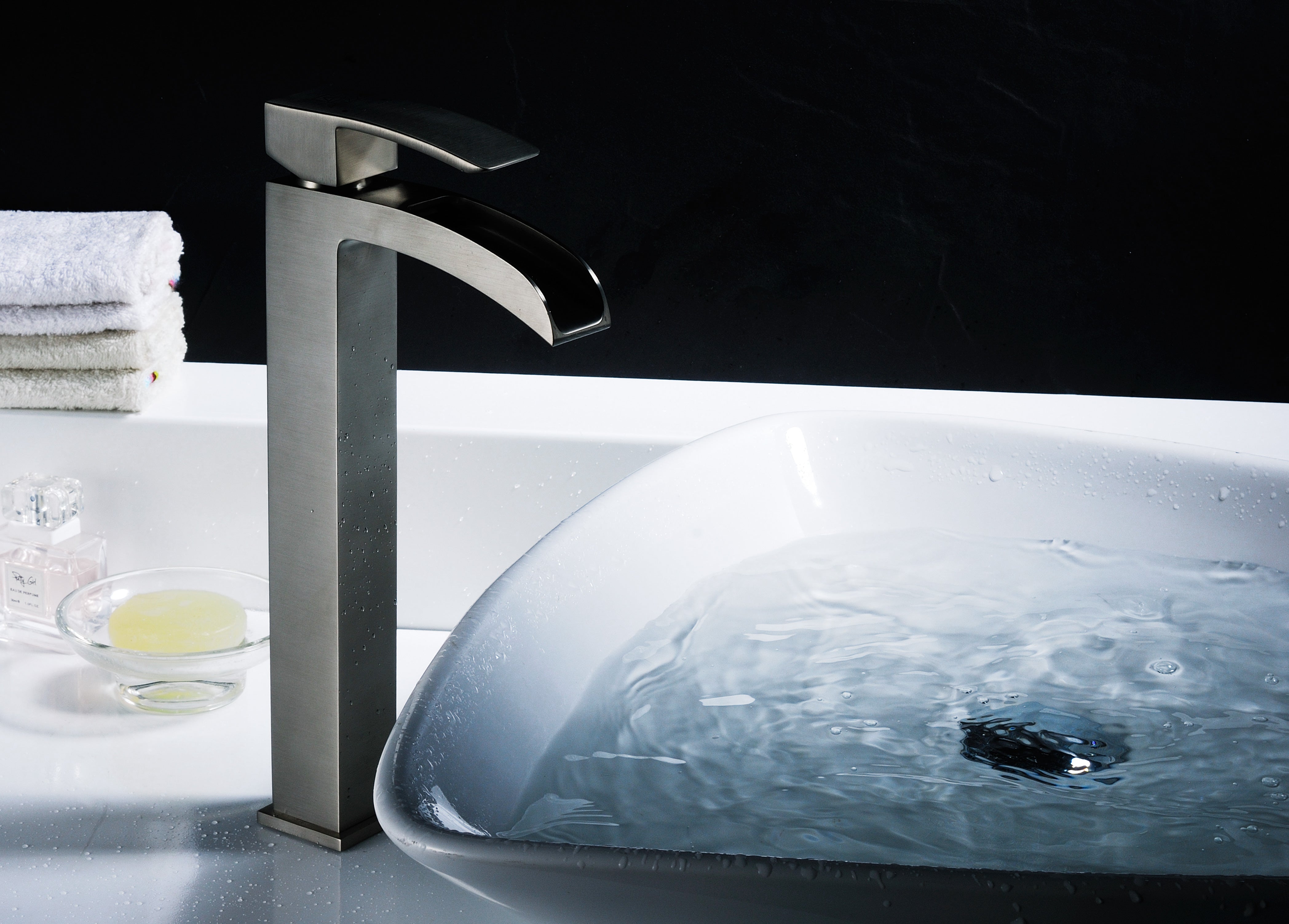 Key Series Single Hole Single-Handle Vessel Bathroom Faucet