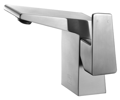 ALFI brand AB1470-BN Brushed Nickel Modern Single Hole Bathroom Faucet