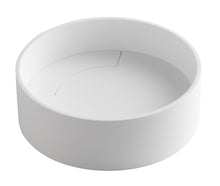 Load image into Gallery viewer, ALFI brand ABRS15R 15&quot; Round White Matte Solid Surface Resin Sink