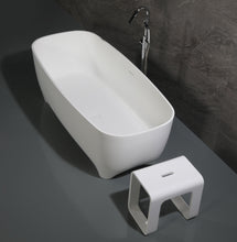 Load image into Gallery viewer, ALFI brand AB9980 67&quot; White Matte Solid Surface Resin Bathtub