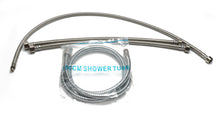Load image into Gallery viewer, ALFI brand AB2503-BN Brushed Nickel Deck Mounted Tub Filler with Hand Held Showerhead