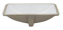 Load image into Gallery viewer, EAGO BC227 White Ceramic 22&quot;x15&quot; Undermount Rectangular Bathroom Sink