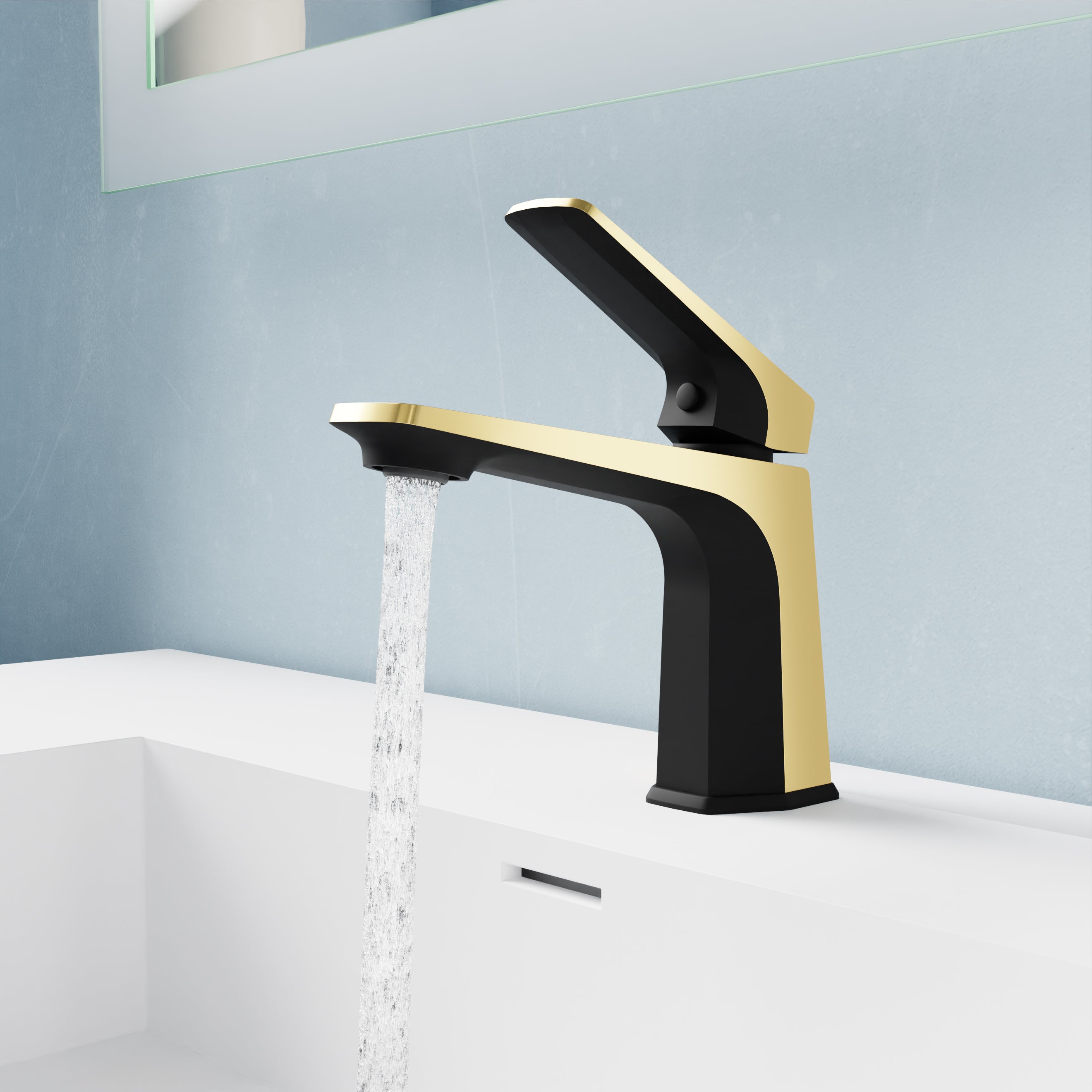 ANZZI Single Handle Single Hole Bathroom Faucet With Pop-up Drain