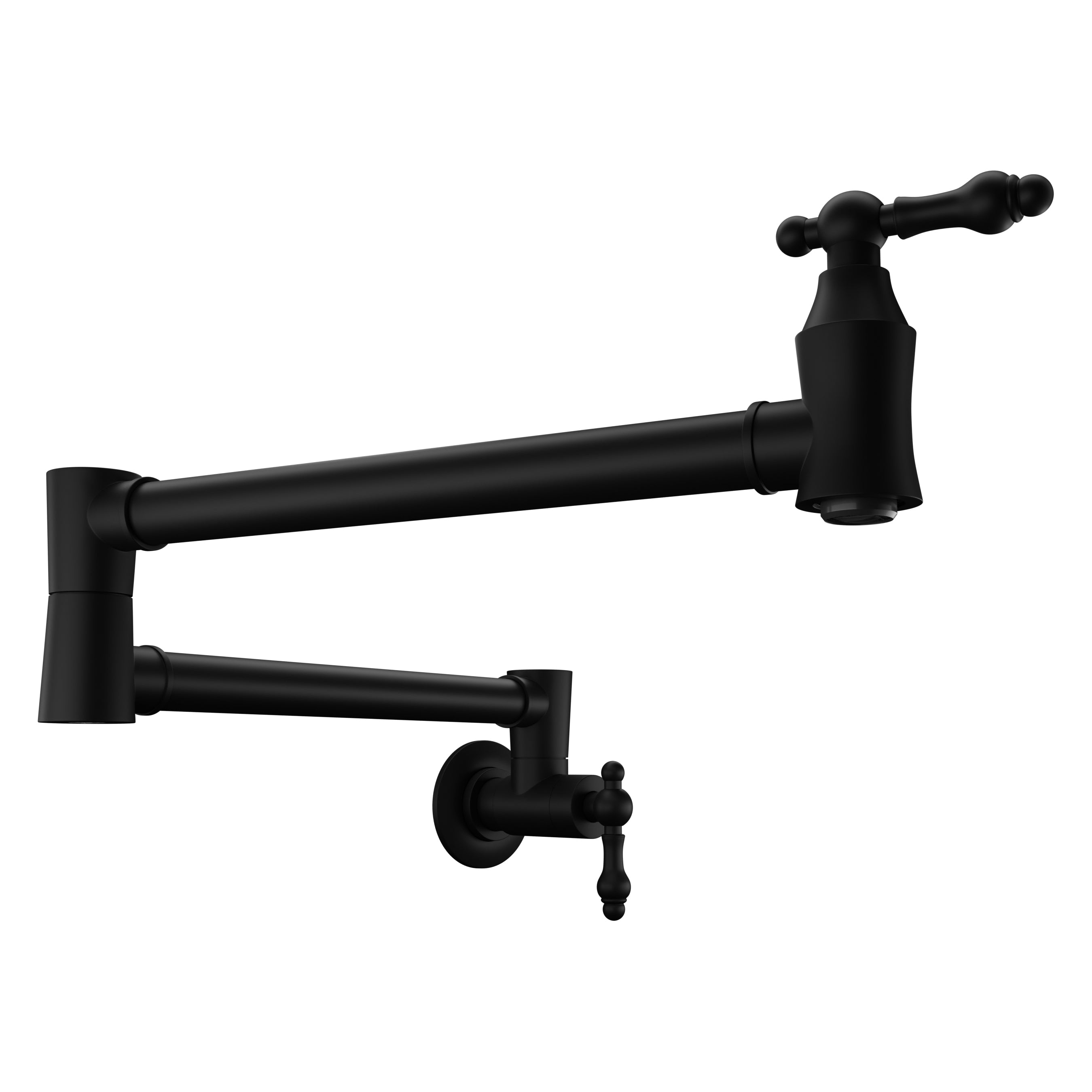 Marca 360-Degree 24" Wall Mounted Pot Filler with Dual Swivel